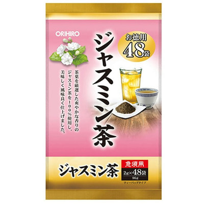 Orihiro Японский оздоровительный чай с жасмином, 48 пакетиков по 3 г. Orihiro Японский оздоровительный чай с жасмином, 48 пакетиков по 3 г. (фото)