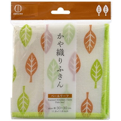 Kokubo "Kayaori Нежный лист" Тряпочка для посуды и кухни, с высокой впитывающей способностью, 30 x 30 см, 1 шт. Kokubo "Kayaori Нежный лист" Тряпочка для посуды и кухни, с высокой впитывающей способностью, 30 x 30 см, 1 шт. (фото)
