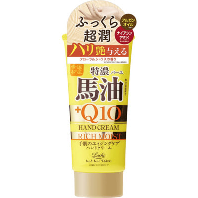 Cosmetex Roland "Loshi Moist Aid Horse Oil and Q10 Rich N" ���������� ����������� ���� ��� ��� � ��������� ������ � ��������� Q10, � ��������-���������� ��������, 80 �.
