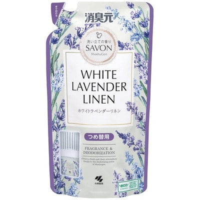 Kobayashi "Shoshugen Savon" Освежитель воздуха с ароматом белого лавандового льна, сменная упаковка, 400 мл. Kobayashi "Shoshugen Savon" Освежитель воздуха с ароматом белого лавандового льна, сменная упаковка, 400 мл. (фото)