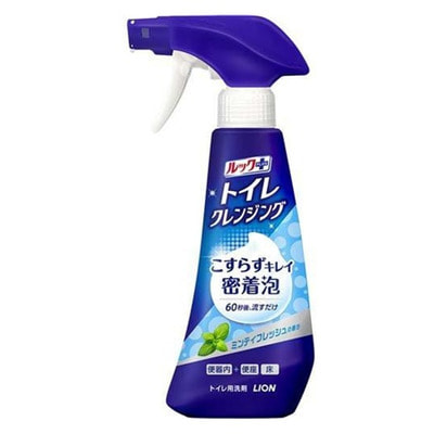 Lion "Look Plus For Toilet Cool Citrus" Чистящая и дезинфицирующая спрей-пенка для туалета, аромат мятной свежести, 300 мл. Lion "Look Plus For Toilet Cool Citrus" Чистящая и дезинфицирующая спрей-пенка для туалета, аромат мятной свежести, 300 мл. (фото)