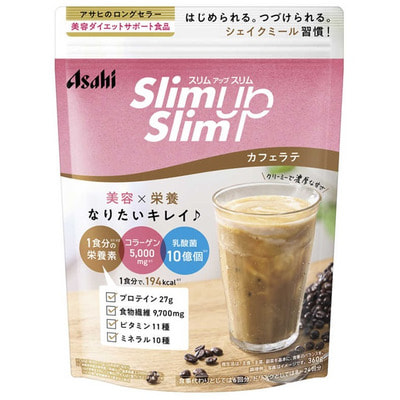 Asahi "Slim Up Shake Cafe Latte" ����������� �������� � ���������� � ���������� ��� �������� ����, ���� �����, 360 �. (����)