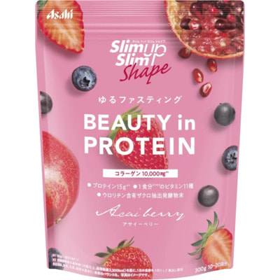 Asahi "Slim Up Shape Beauty Protein Acai Berry" ����������� �������� � ����������, ��������������� � ���������� �������, ������� ����, 300 �. (����)