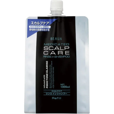 Kumano "Beaua Scalp Care Rinse-in Shampoo" ������� ������� � ��������������� 2�1, ��� ������������ ������������ ����� � ���� ������ ������ �������, ������� ��������, 1000 ��. (����)