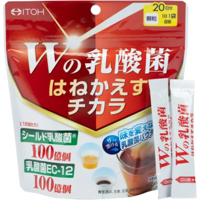 Itoh Kanpo Pharmaceutical "Double lactic acid" Двойная сила - Порошок из двух видов лактобактерий для поддержки микрофлоры кишечника и укрепления иммунитета, 20 саше по 1,5 г. Itoh Kanpo Pharmaceutical "Double lactic acid" Двойная сила - Порошок из двух видов лактобактерий для поддержки микрофлоры кишечника и укрепления иммунитета, 20 саше по 1,5 г. (фото)