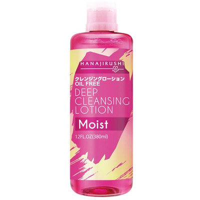 Hanajirushi "Deep Cleansing Lotion Moist" Увлажняющий лосьон 3-в-1 для снятия макияжа с гиалуроновой кислотой и коллагеном, 380 мл. Hanajirushi "Deep Cleansing Lotion Moist" Увлажняющий лосьон 3-в-1 для снятия макияжа с гиалуроновой кислотой и коллагеном, 380 мл.