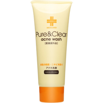 Hanajirushi "Pure&Clear Acne Wash" Очищающая пенка для умывания проблемной кожи лица, глубокое очищение пор и борьба с несовершенствами, 100 г Hanajirushi "Pure&Clear Acne Wash" Очищающая пенка для умывания проблемной кожи лица, глубокое очищение пор и борьба с несовершенствами, 100 г (фото)