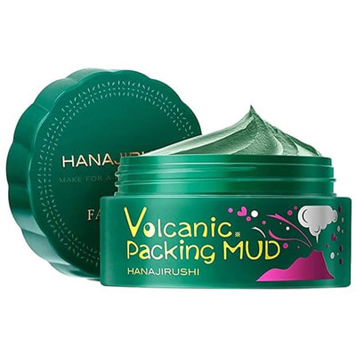 Hanajirushi "Volcanic Packing Mud Face Pack" ���������������� ����� ��� ���� � ������������� ������, � �������� ������� ����, 80 �. (����)