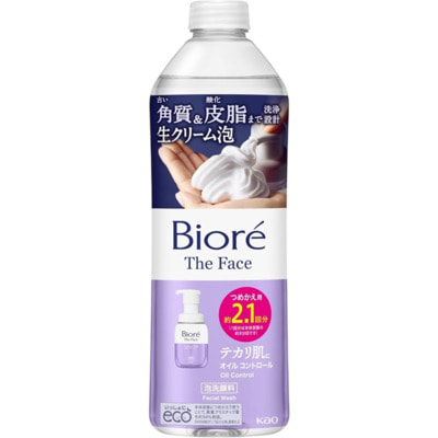 KAO "Biore The Face Oil Control" Пенка для умывания против жирного блеска, c освежающим апельсиновым ароматом, сменная упаковка, 340 мл. KAO "Biore The Face Oil Control" Пенка для умывания против жирного блеска, c освежающим апельсиновым ароматом, сменная упаковка, 340 мл. (фото)