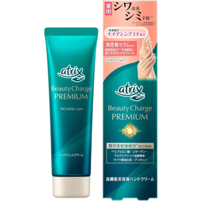 KAO "Atrix Beauty Charge Premium Wrinkle-Improving Hand Gel Cream" ���� ��� ��� ������ ������, � ������������, ������������ ��������, ������ ��������� � ���������� ������� ������, 60 �. (����)