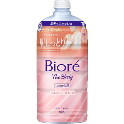 KAO "Biore U Moisture Smooth" Жидкое мыло-пенка для тела, с нежным ароматом белого чая, сменная упаковка, 740 мл. KAO "Biore U Moisture Smooth" Жидкое мыло-пенка для тела, с нежным ароматом белого чая, сменная упаковка, 740 мл. (фото)