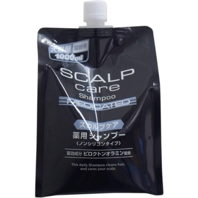 Kumano "Scalp Care Shampoo Refill" �������� ������� ������� ��� ��������� �������� ���� ������, ������ � ��������, ����� � ���������� ���������, ������� ��������, 1000 ��.
