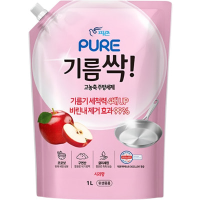 Pigeon "Pure Apple" Концентрированное средство для мытья посуды с ароматом яблока, 1 л. Pigeon "Pure Apple" Концентрированное средство для мытья посуды с ароматом яблока, 1 л.