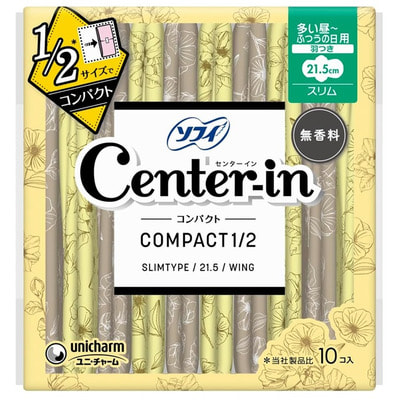 Unicharm "Center-in Compact Normal" ������� ������������� ��������� � ���������� 21,5 ��, ��� �������, 10 ��. (����)