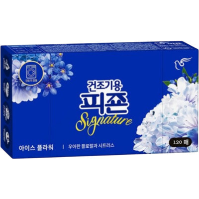 Pigeon "Rich Perfume Dryer Sheet Signature – Ледяной цветок" Салфетки-кондиционер для сушки белья в сушильной машине, 120 листов. Pigeon "Rich Perfume Dryer Sheet Signature – Ледяной цветок" Салфетки-кондиционер для сушки белья в сушильной машине, 120 листов.
