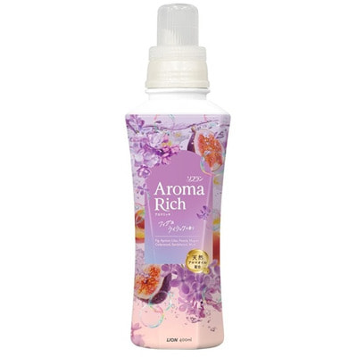 Lion "Soflan Aroma Rich Lilac" Кондиционер для белья с богатым ароматом натуральных масел, аромат инжира и сирени, 400 мл. Lion "Soflan Aroma Rich Lilac" Кондиционер для белья с богатым ароматом натуральных масел, аромат инжира и сирени, 400 мл. (фото)