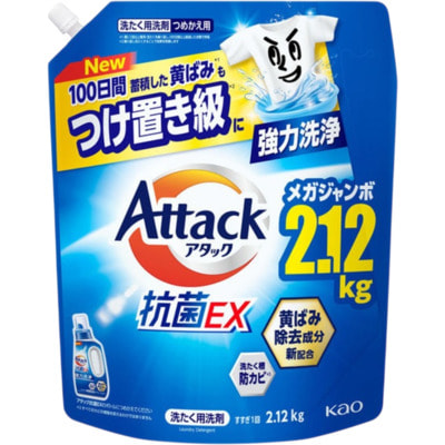 KAO "Attack Antibacterial EX" ����������������� ������ �������� ��� ������ ������ ��������, � ����������������� ��������, � �������� ��������, ������� ��������, 2120 �. (����)