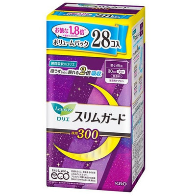 KAO "Laurier Slimguard Night Value Pack" ������������ ������ ������������� ���������, � ����������, ��� �������, 30 ��, 28 ��. (����)