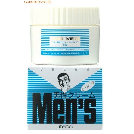 Utena "Men's" Тонизирующий защитный крем после бритья с витамином В6, 60 гр.