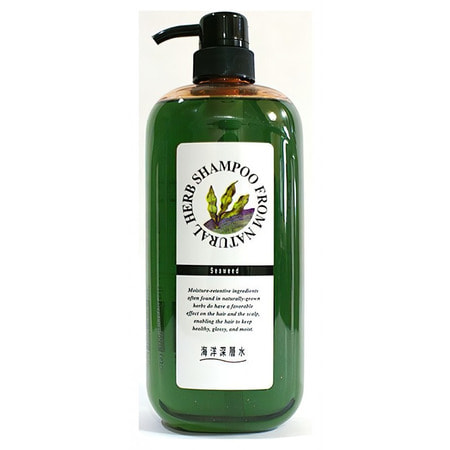 Junlove "Natural Herb Shampoo" Шампунь на основе натуральных растительных компонентов (с экстрактом бурых водорослей, для сильно поврежденных волос), 1 литр.