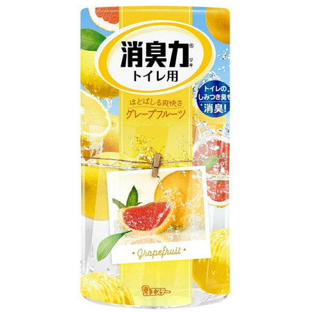 ST "Shoushuuriki" Жидкий дезодорант – ароматизатор для туалета с ароматом грейпфрута, 400 мл.