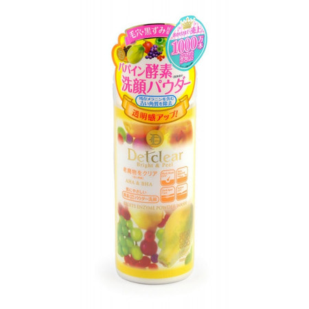 Meishoku "Aha&Bha Fruits Enzyme Powder Wash" Пудра для умывания с эффектом пилинга, 75 гр. (фото)