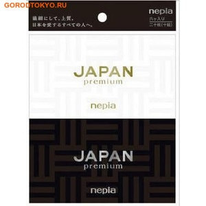 Nepia "Japan premium" Платочки бумажные двухслойные, 6 упаковок по 10 платочков.