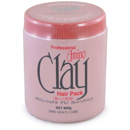 Dime "Professional Amino Clay Pack" Маска для поврежденных волос с аминокислотами и глиной, 800 мл.