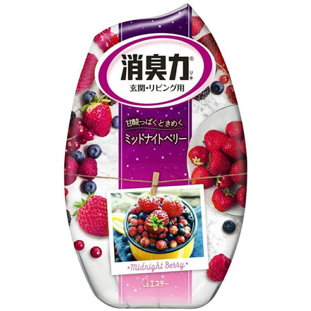 ST "Shoushuuriki" Жидкий дезодорант – ароматизатор для комнат c ароматом сладких ягод, 400 мл.