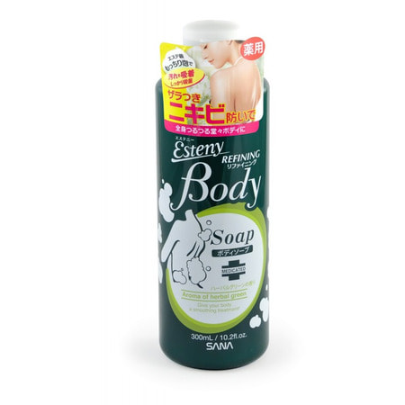 Sana "Sana Body Refining Shampoo" Шампунь для проблемной кожи тела (с ароматом свежих трав), 300 мл.