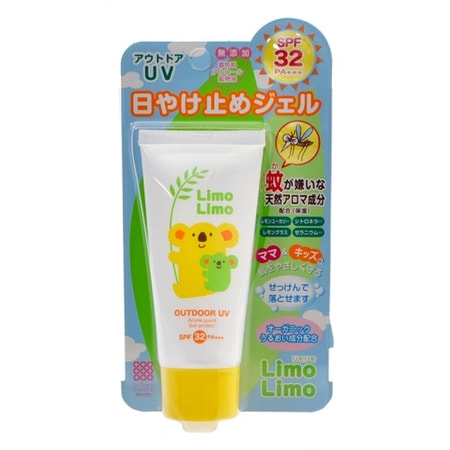 Meishoku "Limo Limo Outdoor UV SPF 32 PA +++" Солнцезащитный гель для всей семьи, SPF 32 PA +++, 50 гр. (фото)