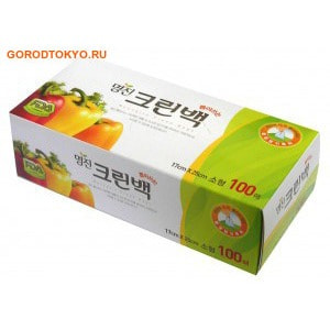 MyungJin "Bags Tissue type" Пакеты полиэтиленовые пищевые, в коробке, 17х25 см, 100 шт.