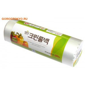 MyungJin "Bags Roll type" Пакеты полиэтиленовые пищевые, в рулоне, 25х35 см, 200 шт.