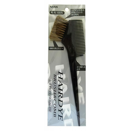 Vess "Hairdye Brush and Comb" Гребень c щеткой для профессионального окрашивания волос (большой).