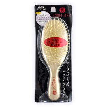 Vess "Orientxy Brush" Щетка массажная для увлажнения и придания блеска волосам, с растительными компонентами, малая - круглая.