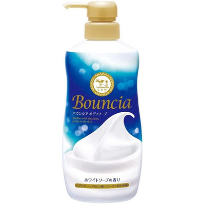 COW "Bouncia" Жидкое увлажняющее мыло для тела "Взбитые сливки" с гиалуроновой кислотой и коллагеном, со свежим цветочным ароматом, дозатор, 500 мл. (фото)