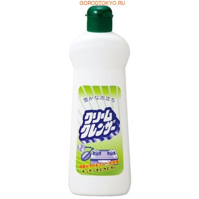 Nihon "Cream Cleanser" Кремовое чистящее и полирующее средство с ароматом мяты, 400 г.