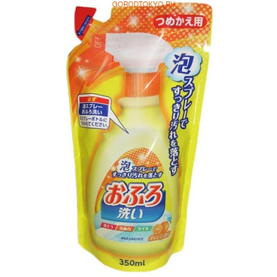 Nihon "Foam spray Bathing Wash" Чистящая спрей-пена для ванны, сменная упаковка, 350 мл.