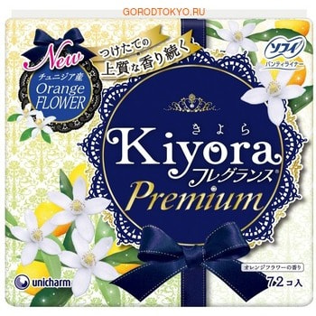 Unicharm "Sofy Kiyora Premium, Orange Flower"        , 72 .