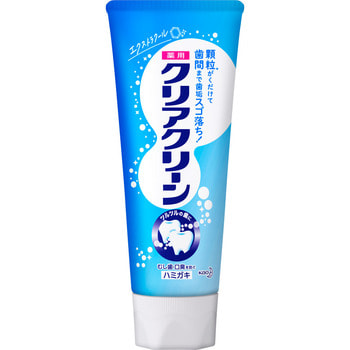 KAO "Clear Clean" Освежающая зубная паста с фтором для профилактики кариеса и гингивита, с эффектом прохлады и вкусом мяты, 130 г.