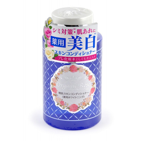 Meishoku "Skin Conditioner" Лосьон-кондиционер для кожи лица с экстрактом дамасской розы, с экстрактом плаценты и осветляющим эффектом, 200 мл. (фото)