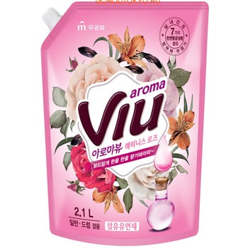 Mukunghwa "Aroma Viu La Vie En Rose" Антибактериальный кондиционер, с ароматом букета роз, запасной блок, 2,1 л.