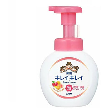 Lion Lion "KireiKirei-Фруктовый микс" Жидкое мыло-пенка для рук для детей и взрослых с антибактериальным эффектом, 250 мл.