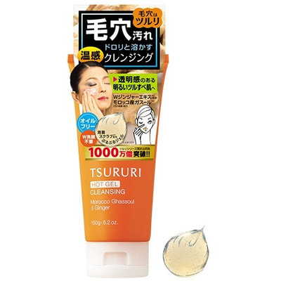 BCL "Tsururi Hot Gel Cleansing" Очищающий поры крем-гель с термоэффектом, 150 г.