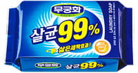 Mukunghwa "Laundry soap 99%" Стерилизующее хозяйственное мыло с повышенными отстирывающими свойствами, 230 г.