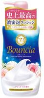 COW "Bouncia" Жидкое увлажняющее мыло для тела "Взбитые сливки" с гиалуроновой кислотой и коллагеном, цветочно-фруктовый аромат, дозатор, 500 мл.