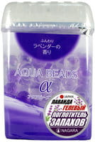 Nagara "Aqua Beads" Арома-поглотитель запаха гелевый, с ароматом лаванды, 360 г.