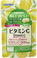 Orihiro БАД Витамин С со вкусом лимона "Орихиро", 120 таблеток.
