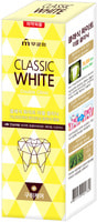 Mukunghwa "Classic White" Отбеливающая зубная паста двойного действия, с микрогранулами, аромат мяты и ментола, 110 гр.