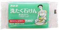 Kaneyo Хозяйственное мыло для удаления загрязнений с воротников и манжет "98% жирных кислот", брикет 190 гр.